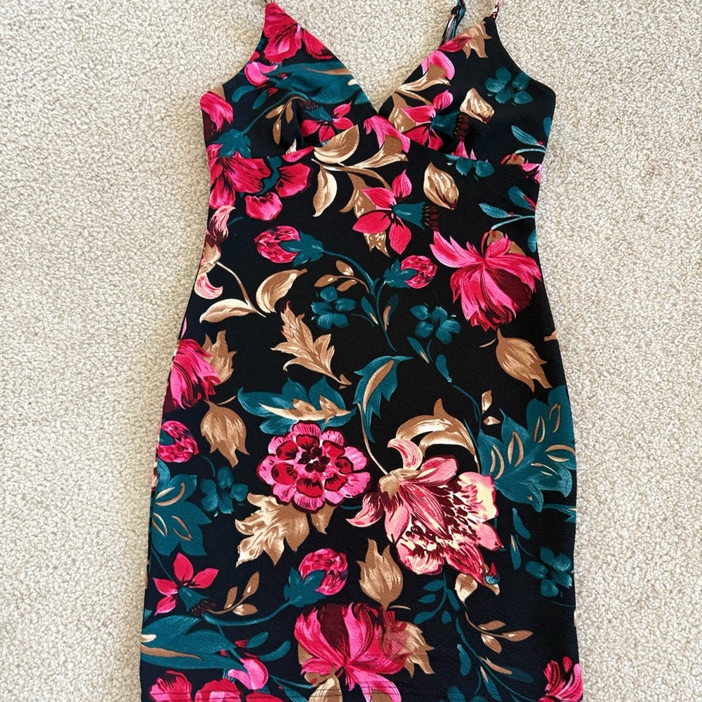 Floral Print Women's Dress